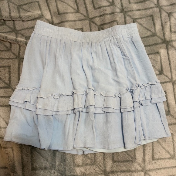 Rocks N Rags light blue mini skirt - Picture 1 of 2